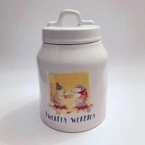 Rae Dunn Sweater Weather Ceramic Fall Canister